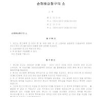 손해배상청구의소 손해배상청구의소